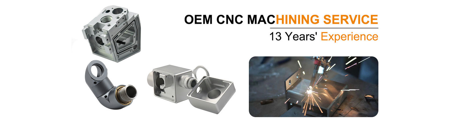 Piezas de encargo del CNC
