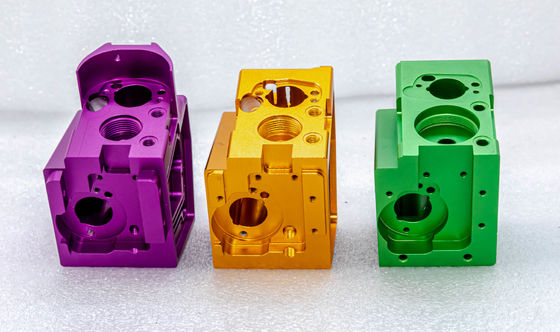 Endurezca las piezas de anodización de la máquina del CNC de la aleación de aluminio de metal de la fabricación de encargo de las piezas