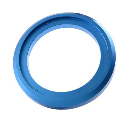 Componentes que muelen de aluminio del CNC del compuesto que anodizan servicios azules