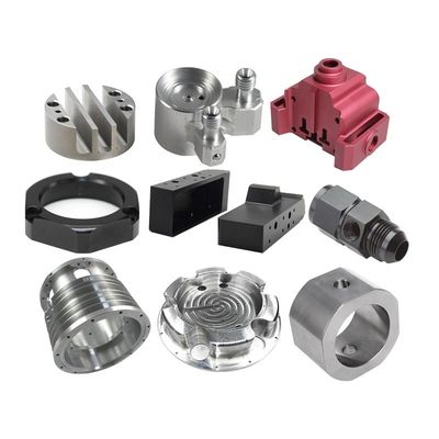Piezas que muelen de plata del CNC que electrochapan puliendo con chorro de arena el servicio que muele de aluminio