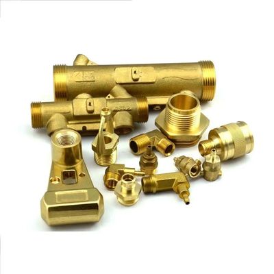 El trabajar a máquina de cobre amarillo de encargo de torneado del CNC de la precisión de cobre amarillo de las piezas del CNC del hardware endurece