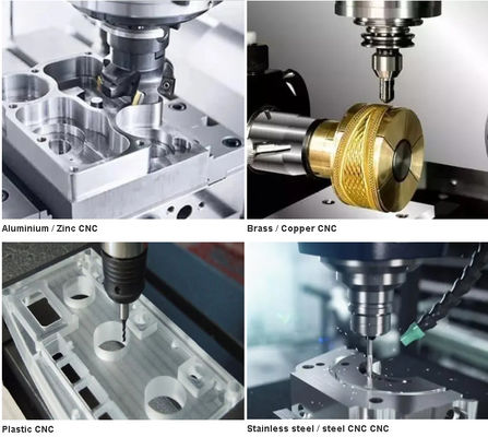 Piezas de torneado del CNC de la dureza que anodizan componentes que trabajan a máquina del CNC