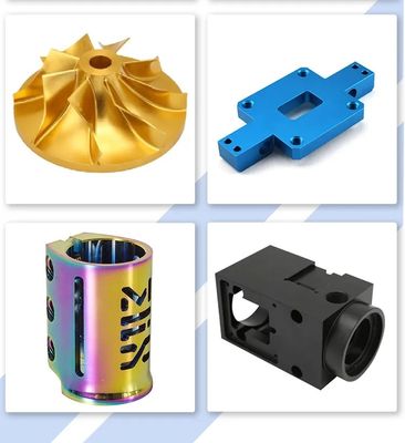 Las piezas que trabajaban a máquina de aluminio de encargo del CNC anodizaron piezas de metal de la aleación