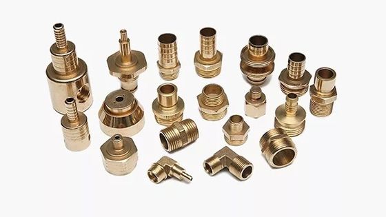 Piezas que muelen modificadas para requisitos particulares del OEM de la dureza de cobre amarillo de las piezas del CNC de la precisión