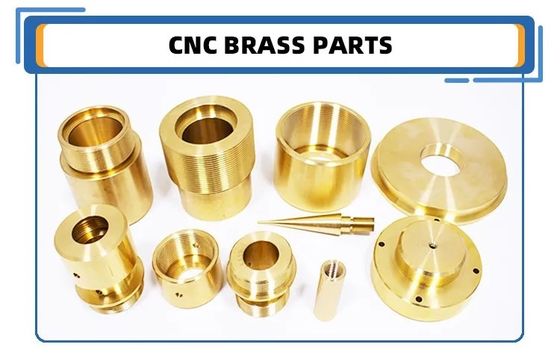 La dureza de cobre amarillo anodizada de las piezas del CNC que trabaja a máquina tornea piezas de torneado